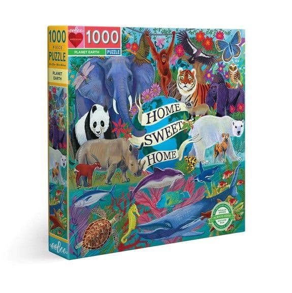 Eeboo - Planet Earth - 1000 Piece Jigsaw Puzzles