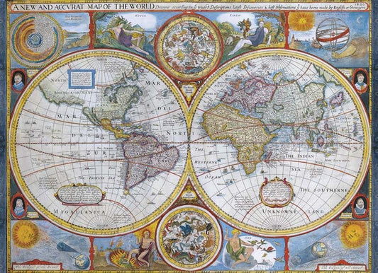 Eurographics - Antique Map - 1000 Piece Jigsaw Puzzle