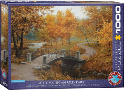 Eurographics - Autumn in an Old Park - 1000 Piece Jigsaw Puzzle