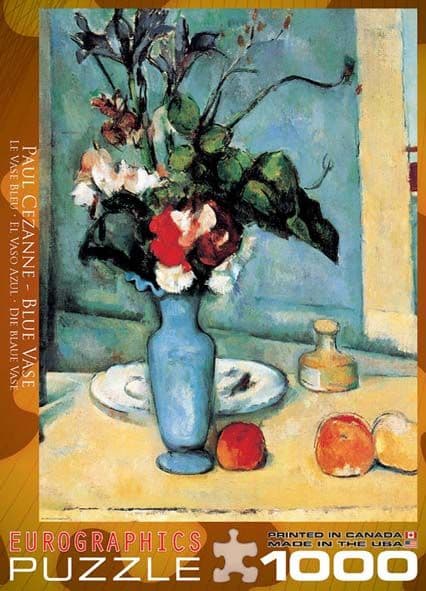Eurographics - Blue Vase - Paul Cezanne - 1000 Piece Jigsaw Puzzle