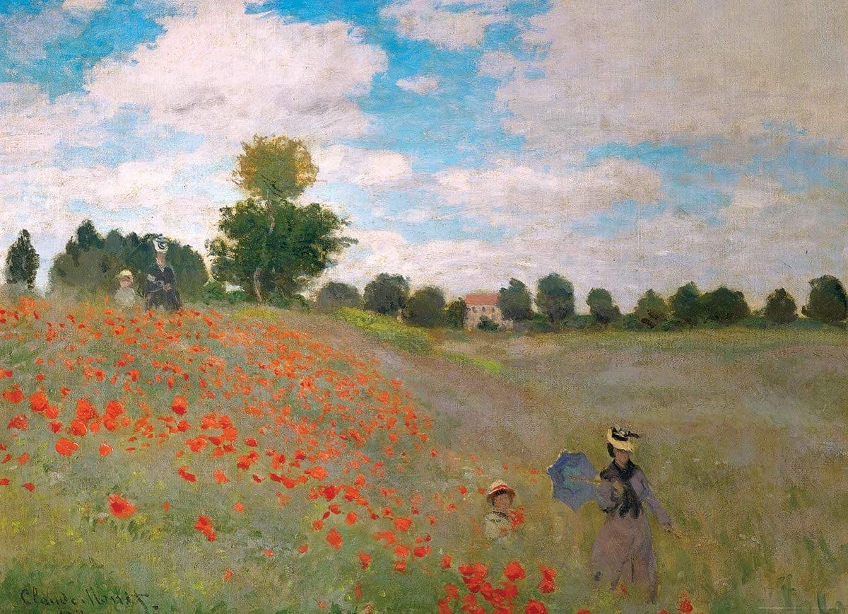 Eurographics - Claude Monet - The Poppy Field - 1000 Piece Jigsaw Puzzle