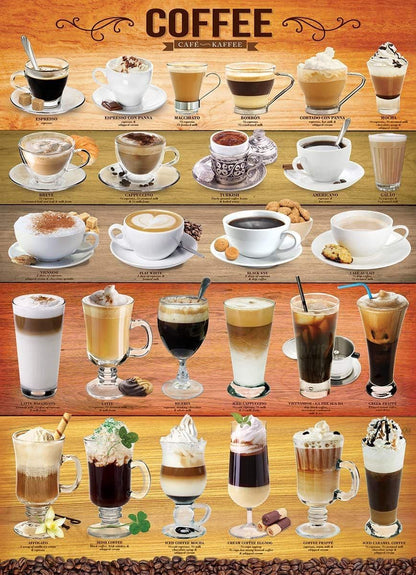 Eurographics - Coffee - 1000 Piece Jigsaw Puzzle