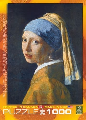 Eurographics - Girl with the Pearl Earring - 1000 Piece Jigsaw Puzzle
