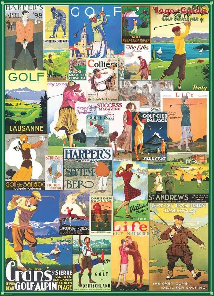 Eurographics - Golf Around The World - 1000 Piece Jigsaw Puzzle