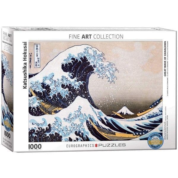 Eurographics - Great Wave of Kanagawa - 1000 Piece Jigsaw Puzzle