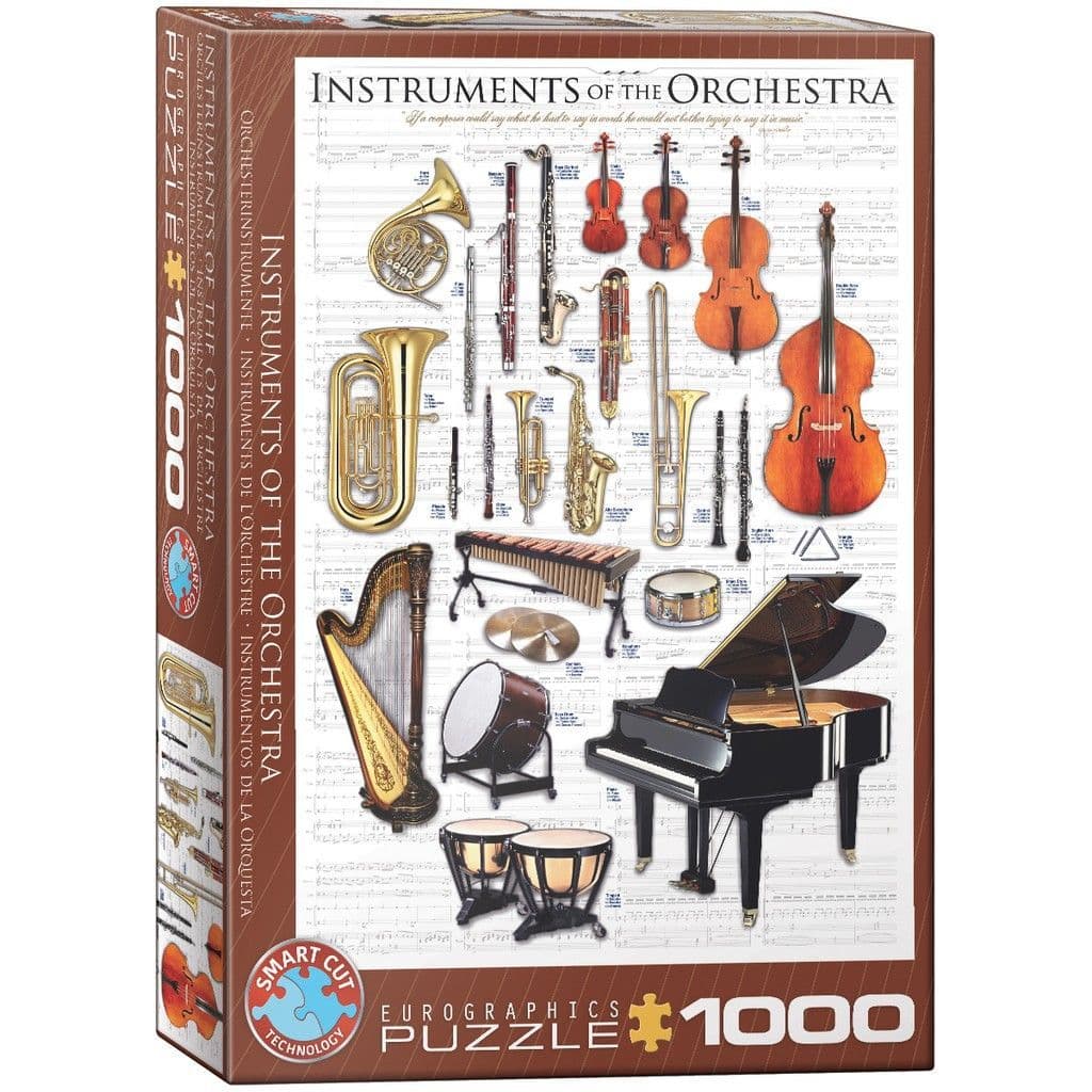 Eurographics - Instruments of Orchestra - 1000 Piece Jigsaw Puzzle