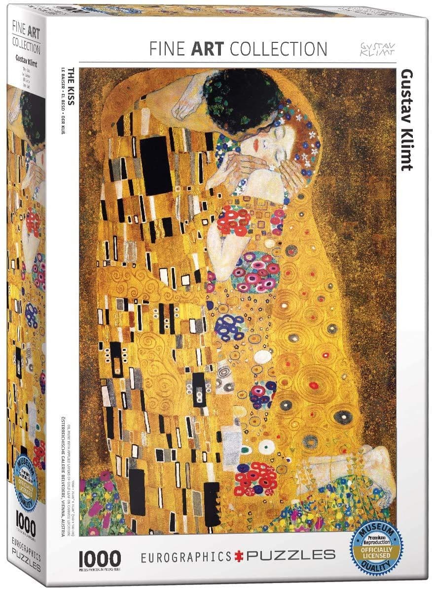 Eurographics - Klimt - The Kiss - 1000 Piece Jigsaw Puzzle