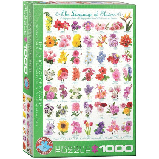 Eurographics - Language of Flowers - 1000 Piece Jigsaw Puzzle