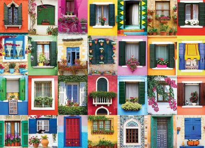 Eurographics - Mediterranean Windows - 1000 Piece Jigsaw Puzzle