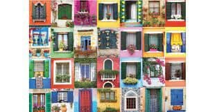 Eurographics - Mediterranean Windows - 1000 Piece Jigsaw Puzzle