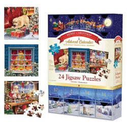 Eurographics - Merry Christmas - Advent Calendar - 24 x 50 Jigsaw Puzzle