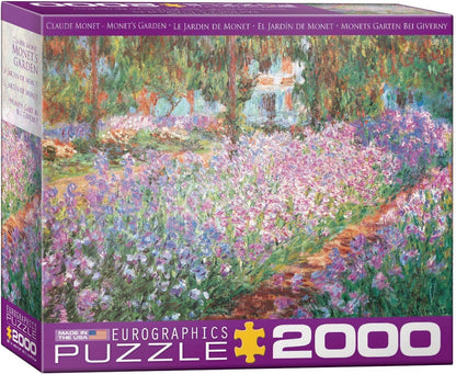 Eurographics - Monet's Garden - 2000 Piece Jigsaw Puzzle