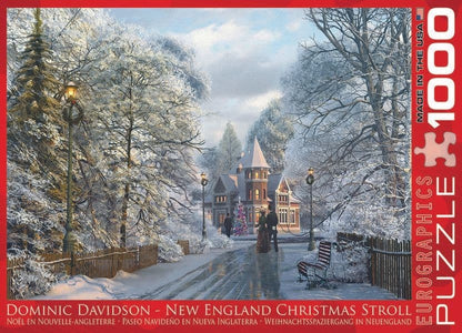 Eurographics - New England Christmas Stroll - 1000 Piece Jigsaw Puzzle