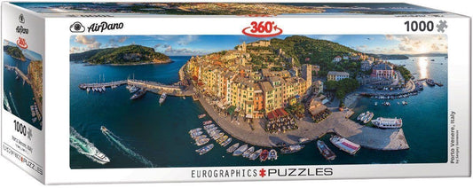 Eurographics - Porto Venere Italy - 1000 Piece Panoramic Jigsaw Puzzle