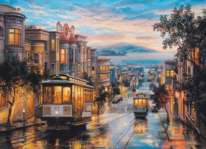 Eurographics - San Francisco - Cable Car - 1000 Piece Jigsaw Puzzle