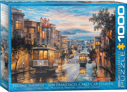 Eurographics - San Francisco - Cable Car - 1000 Piece Jigsaw Puzzle