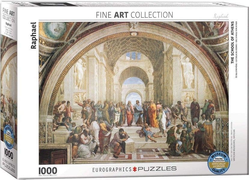 Eurographics - School of Athens - Raphael - 1000 Piece Jigsaw Puzzle