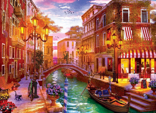 Eurographics - Sunset over Venice - 1000 Piece Jigsaw Puzzle