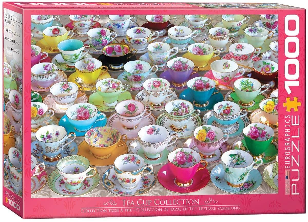 Eurographics - Tea Cup Collection - 1000 Piece Jigsaw Puzzle