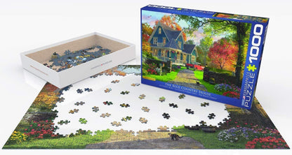 Eurographics - The Blue Country House - 1000 Piece Jigsaw Puzzle