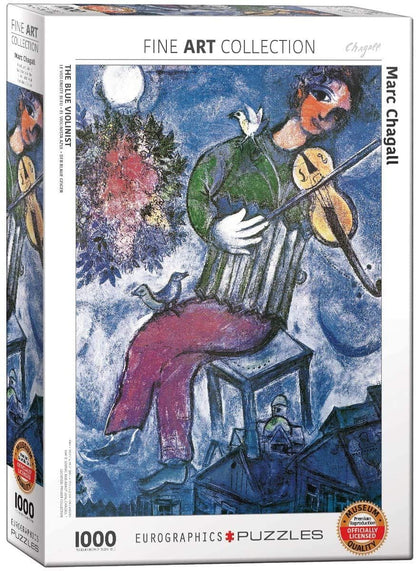 Eurographics - The Blue Violinist Marc Chagall - 1000 Piece Jigsaw Puzzle