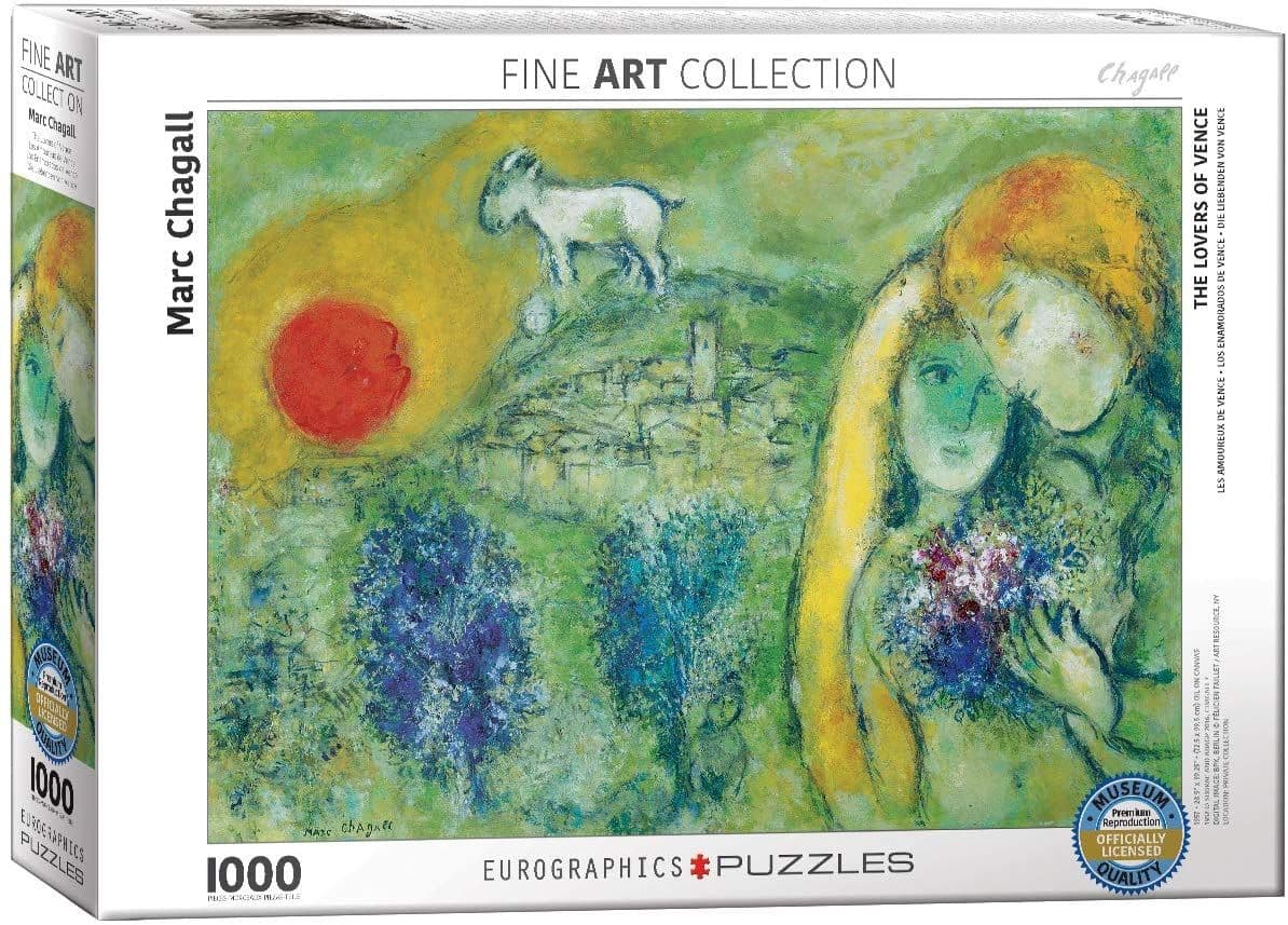 Eurographics - The Lovers of Venice - Marc Chagall 1000 Piece Jigsaw Puzzle