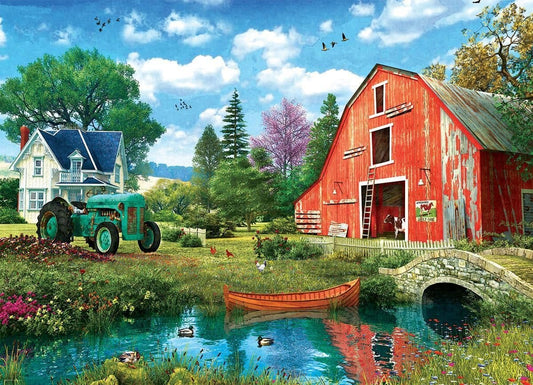 Eurographics - The Red Barn - 1000 Piece Jigsaw Puzzle