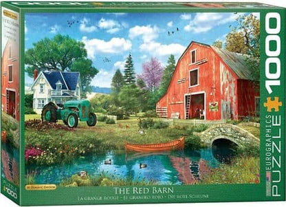 Eurographics - The Red Barn - 1000 Piece Jigsaw Puzzle