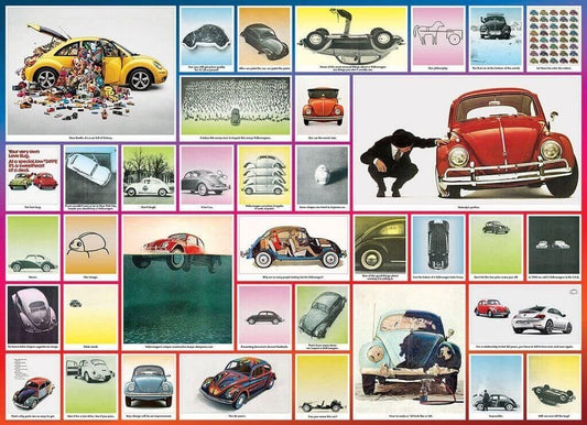 Eurographics - The VW Beetle - 1000 Piece Jigsaw Puzzle