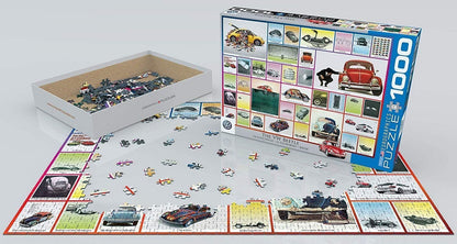 Eurographics - The VW Beetle - 1000 Piece Jigsaw Puzzle