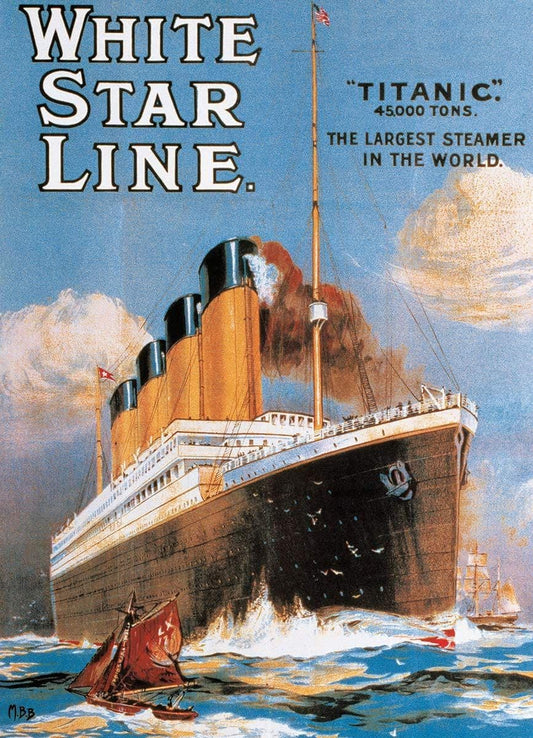 Eurographics - Titanic White Star Line - 1000 Piece Jigsaw Puzzle
