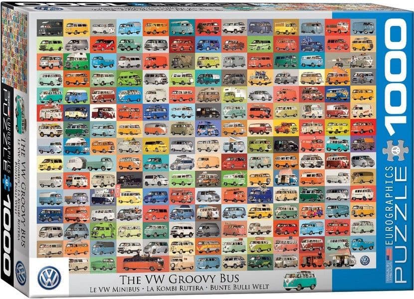 Eurographics - Volkswagen Groovy Bus - 1000 Piece Jigsaw Puzzle