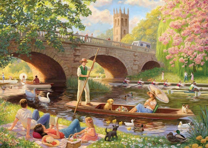 Falcon de luxe - Boating on the River - 1000 Piece Jigsaw Puzzle