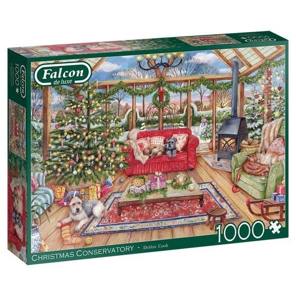 Falcon de luxe - Christmas Conservatory - 1000 Piece Jigsaw Puzzle