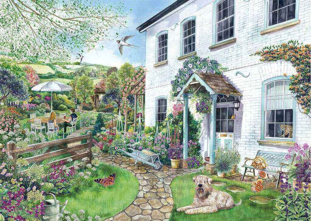 Falcon de luxe - Cottage with a View - 1000 Piece Jigsaw Puzzle