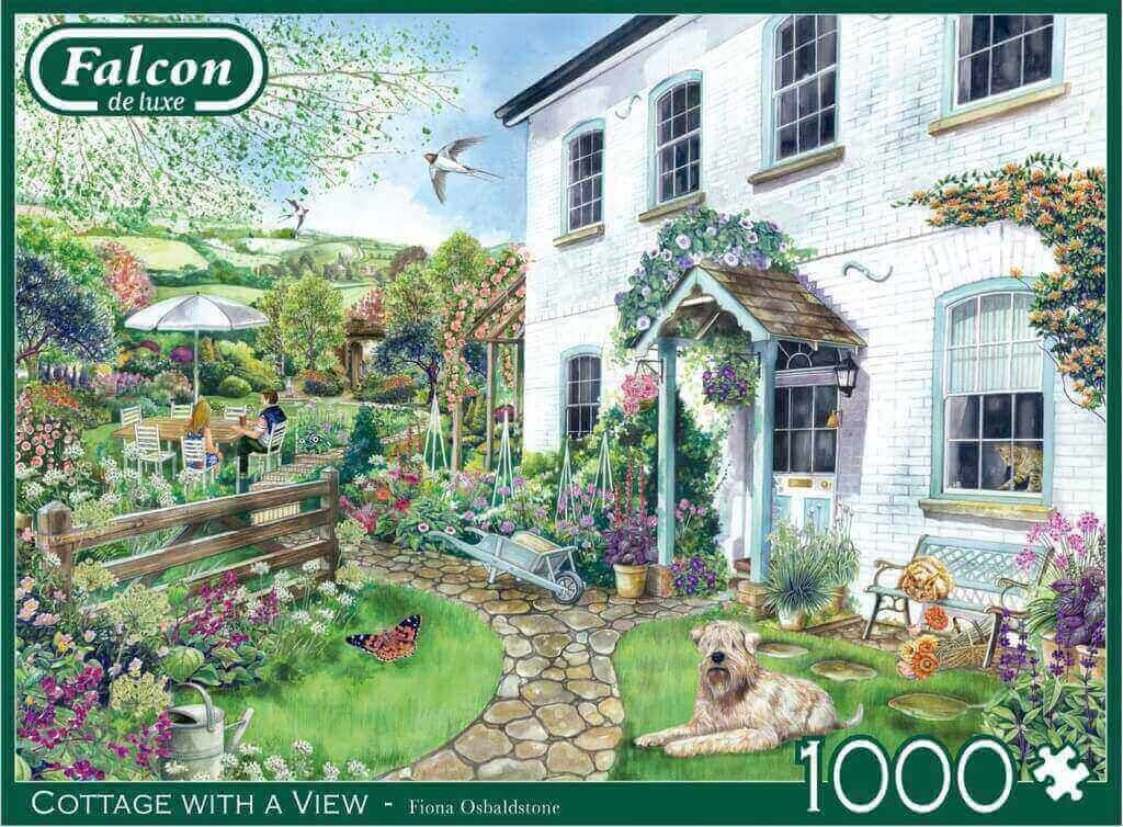 Falcon de luxe - Cottage with a View - 1000 Piece Jigsaw Puzzle
