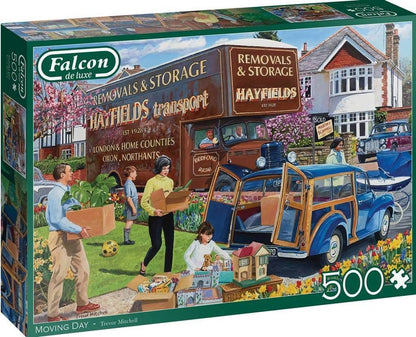 Falcon de luxe - Moving Day - 500 Piece Jigsaw Puzzle