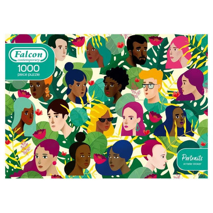 Falcon de luxe - Portraits - 1000 Piece Jigsaw Puzzle