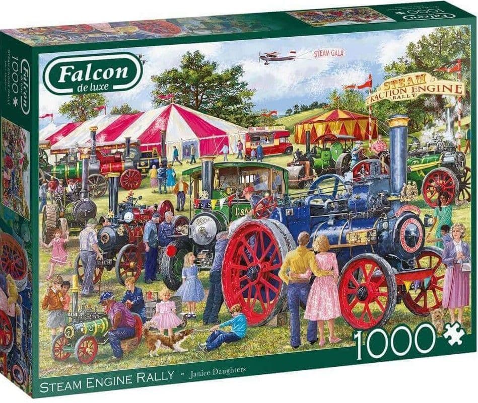 Falcon de luxe - Steam Engine Rally - 1000 Piece Jigsaw Puzzle