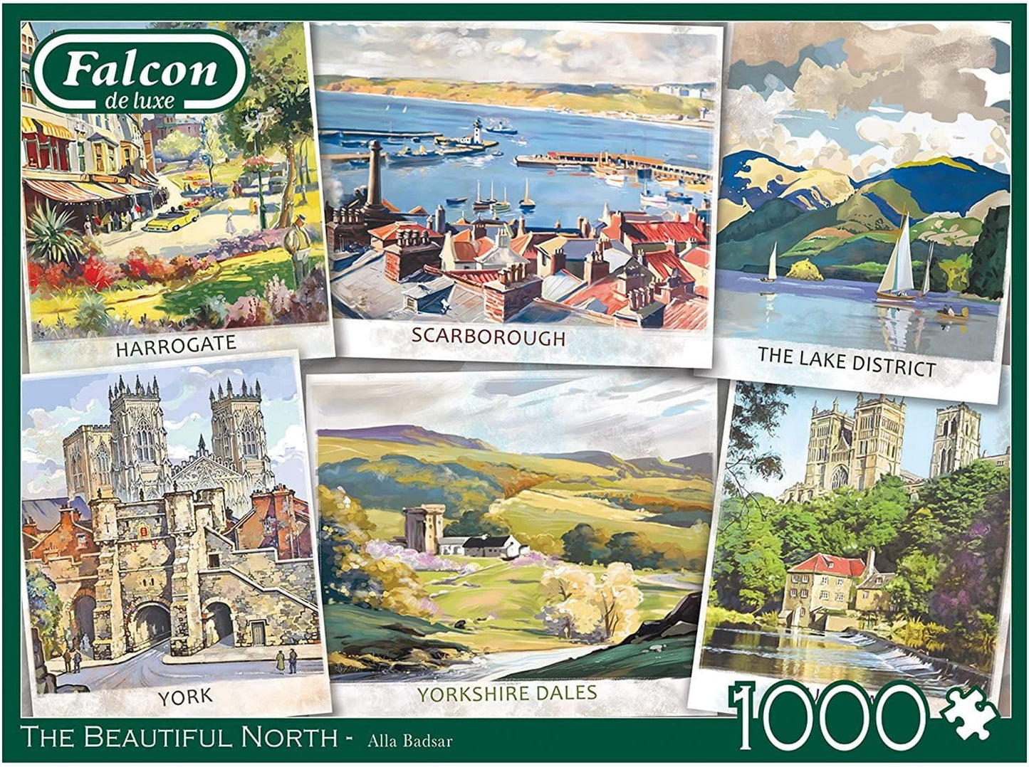 Falcon de luxe - The Beautiful North - 1000 Piece Jigsaw Puzzle
