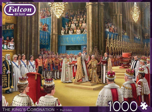 Falcon de luxe - The Kings Coronation - 1000 Piece Jigsaw Puzzle