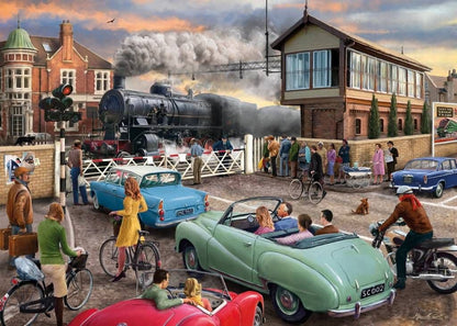 Falcon de luxe - The Level Crossing - 1000 Piece Jigsaw Puzzle