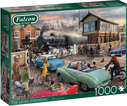 Falcon de luxe - The Level Crossing - 1000 Piece Jigsaw Puzzle