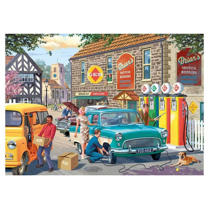 Falcon de luxe - The Petrol Station - 1000 Piece Jigsaw Puzzle