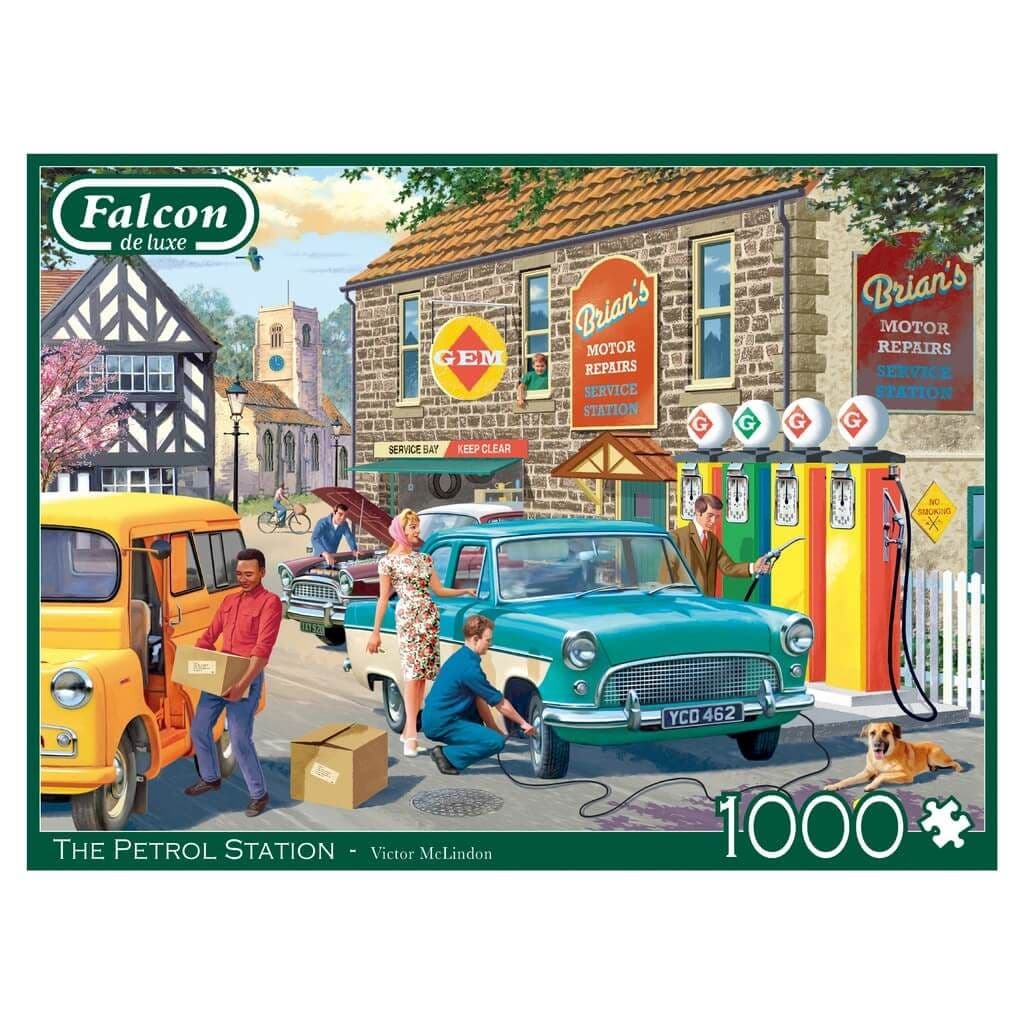 Falcon de luxe - The Petrol Station - 1000 Piece Jigsaw Puzzle