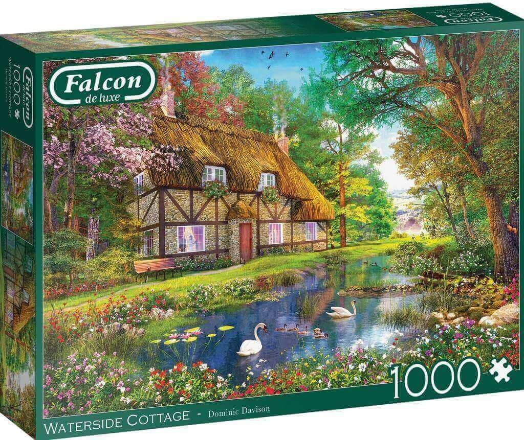 Falcon de luxe - Waterside Cottage - 1000 Piece Jigsaw Puzzle
