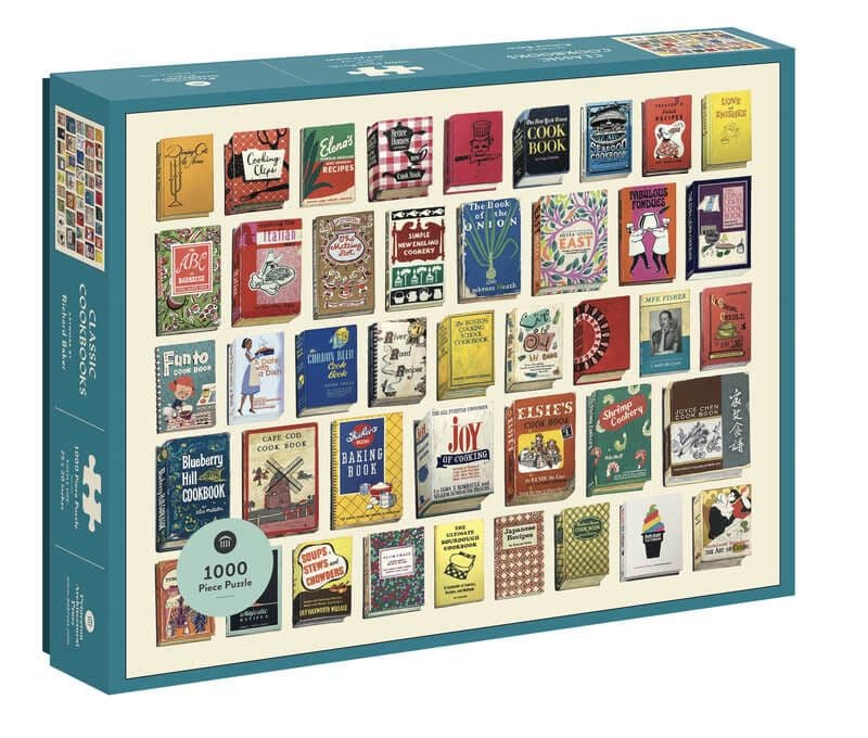 Galison - Classic Cookbooks - 1000 Piece Jigsaw Puzzle