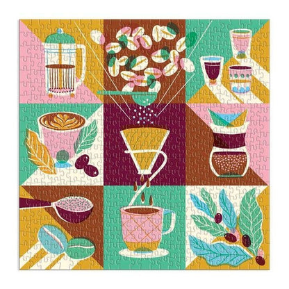 Galison - Coffeeology - 500 Piece Jigsaw Puzzle