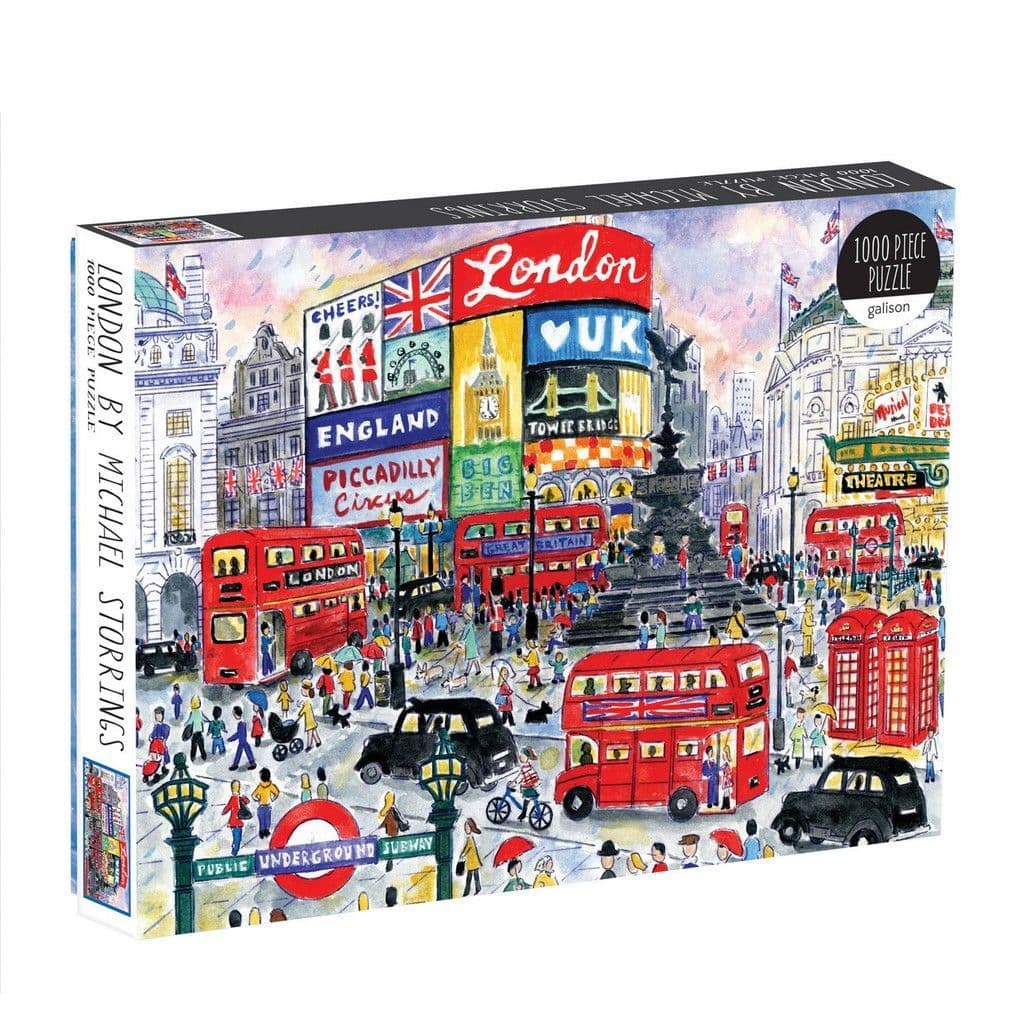Galison - London by Michael Storrings - 1000 Piece Jigsaw Puzzle