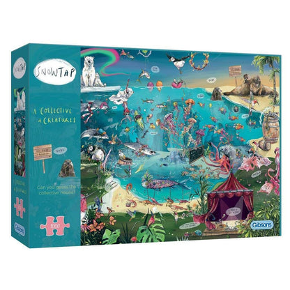 Gibsons - A Collective of Creatures - 1000 Piece Jigsaw Puzzle